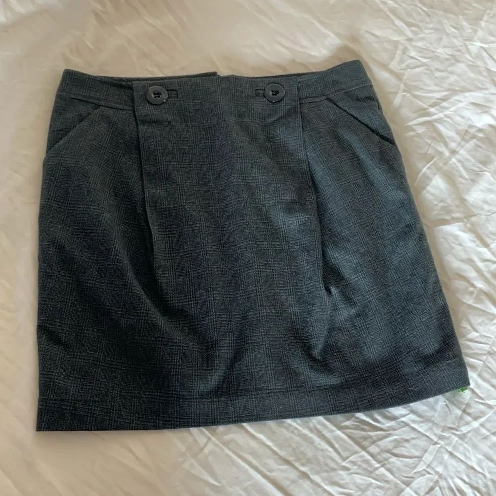 See by Chloe Plaid Button Skirt sz 40 or 4